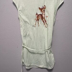 Siaomimi vintage style green polka dot tie dress size 3